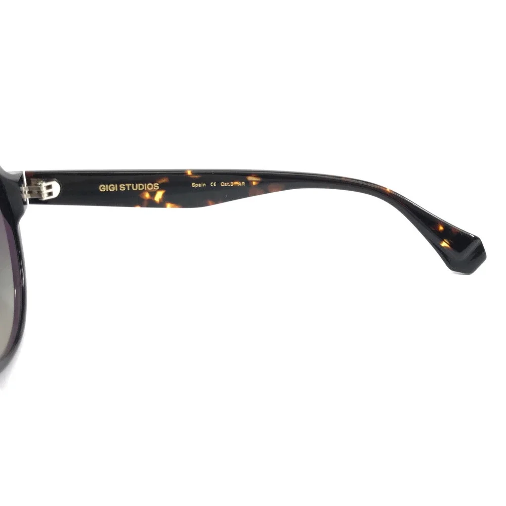 Gigi Studios Sunglasses MEGAN 6945/1 Black Tortoise Frames Gradient Green Lenses Gigi Studios Sunglasses MEGAN 6945/1 Black Tortoise Frames  main image 3